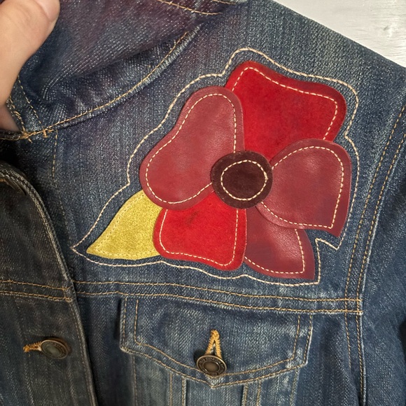 Stunning vintage Coach jean jacket - Picture 3 of 7